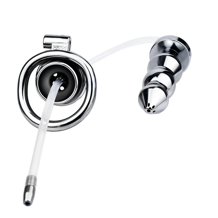 Cages de chasteté avec plug d'urètre Image