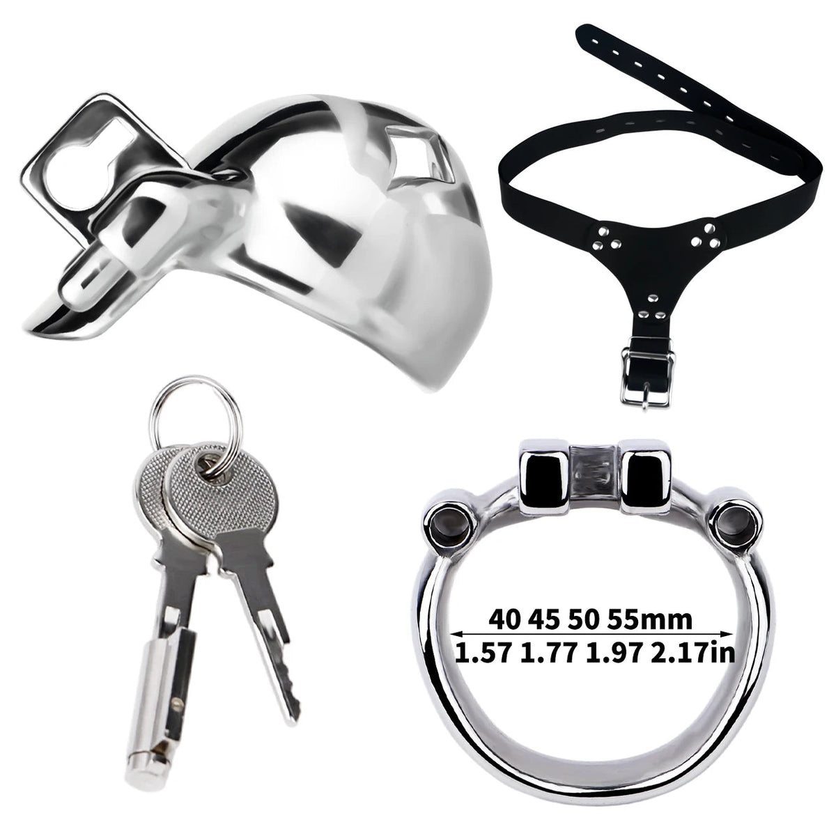 Cage de Chasteté Ourson avec Ceinture amovible