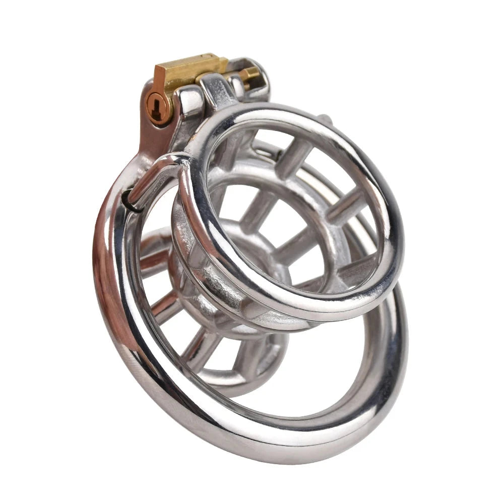 Cage de chastete negative en metal