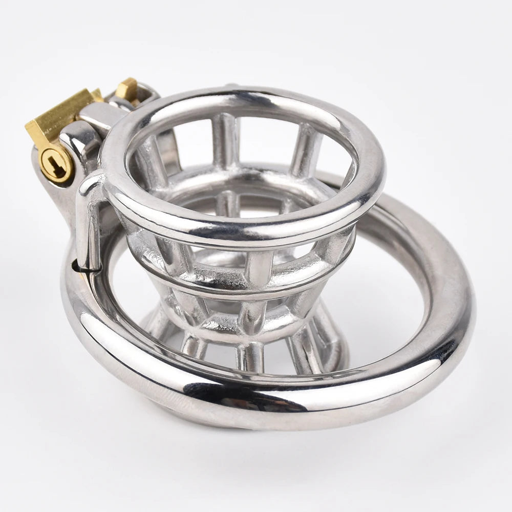 Cage de chastete negative en metal