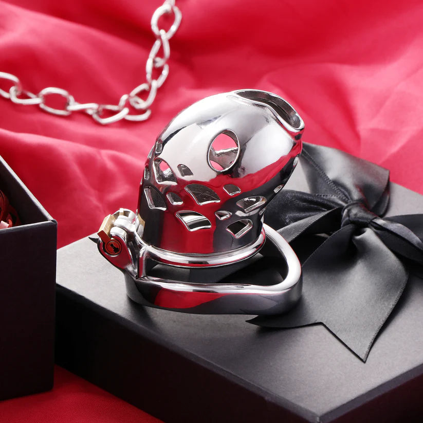 Cage de chastete poisson en metal