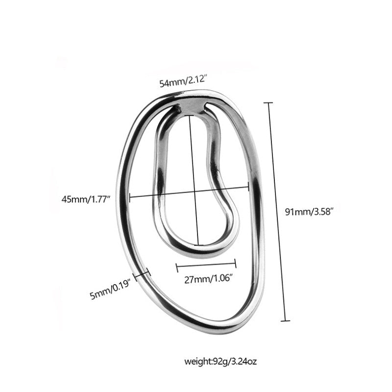 Clip Fufu en métal taille