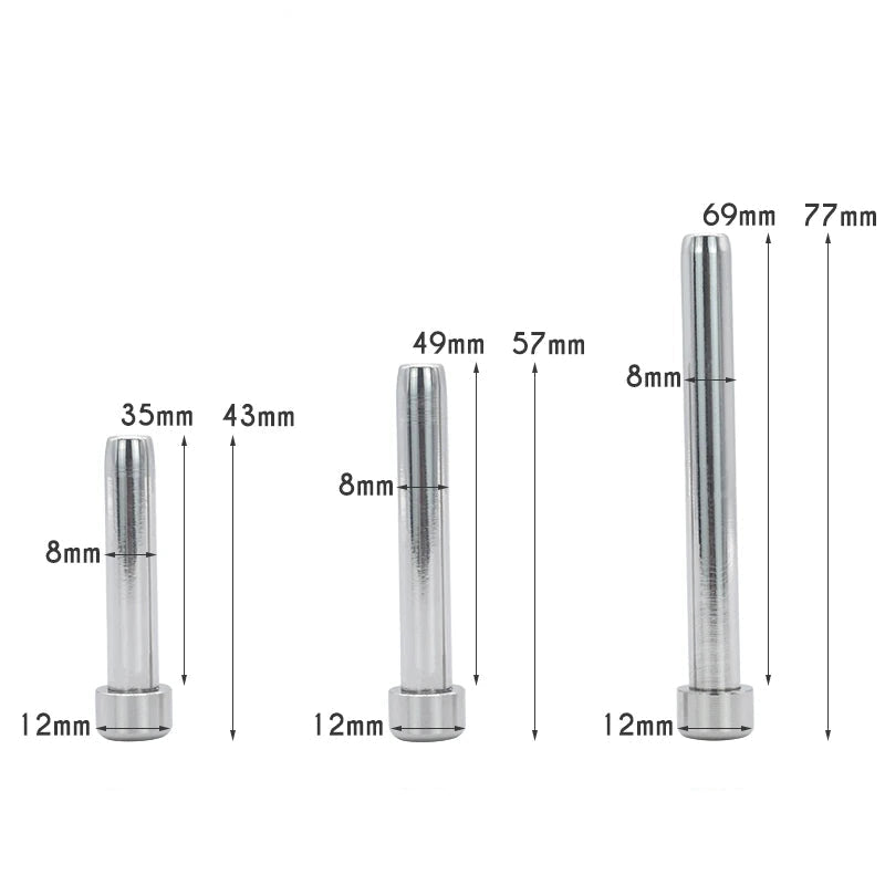 Plug uretre compatible avec cage de chastete