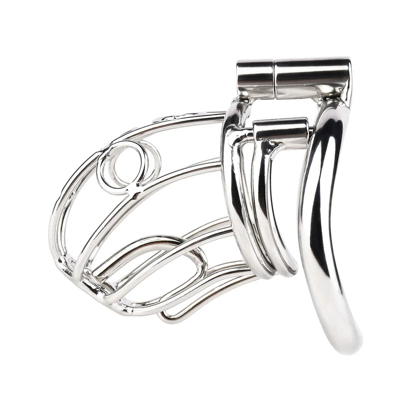 cage de chastete prince albert en metal