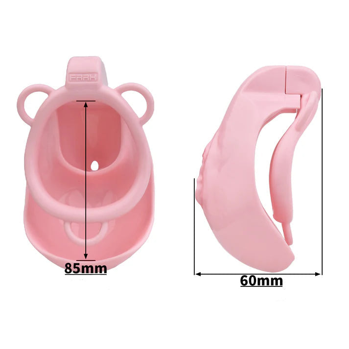 cage chastete vagin integral rose dimension