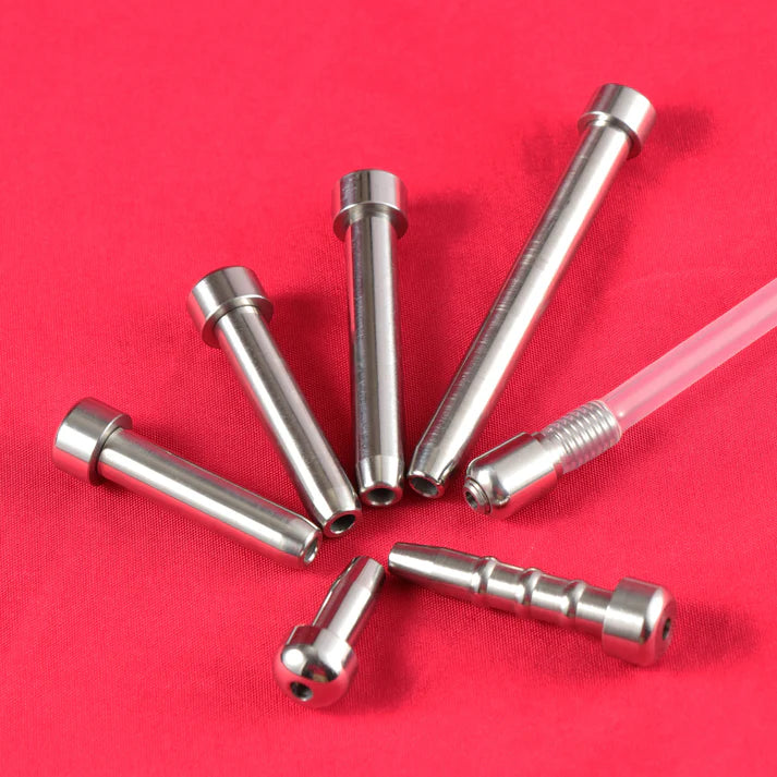 Plugs d'urètre amovibles compatibles avec nos cages de chasteté