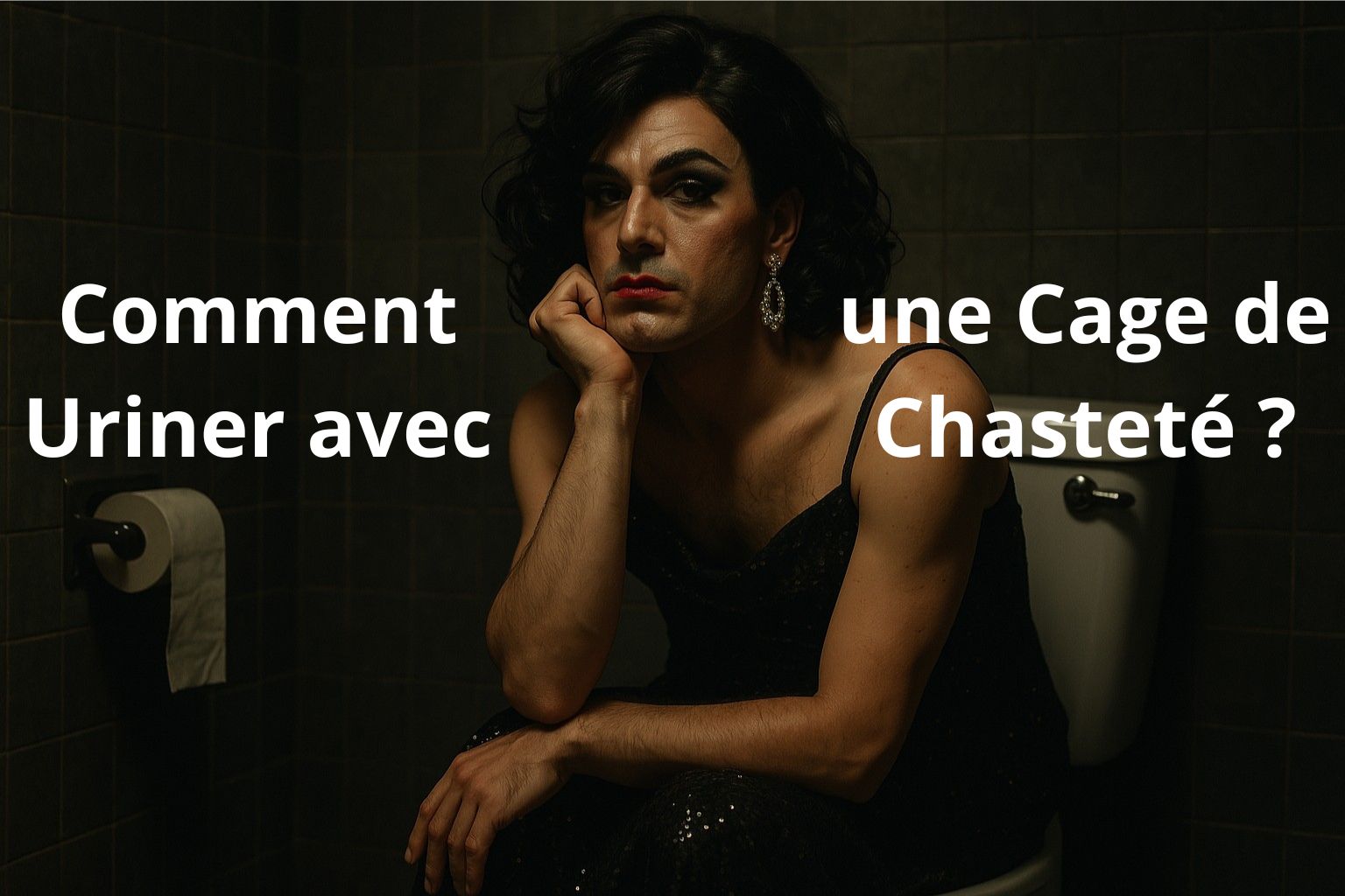 Comment faire pipi avec une cage de chasteté Image