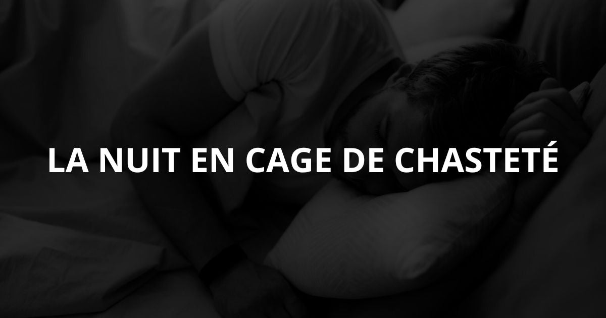 Dormir la nuit en cage de chastete Image
