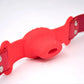 Baillon Ouvert Rouge en silicone 