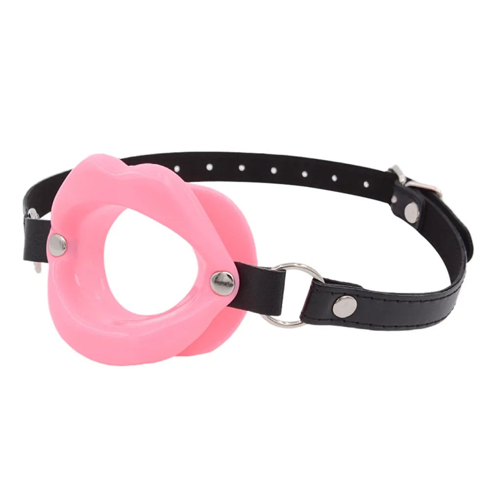 Ball Gag Bouche de Suceuse rose en silicone