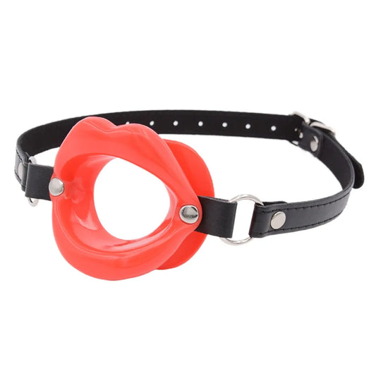Ball Gag Bouche de Suceuse rouge en silicone