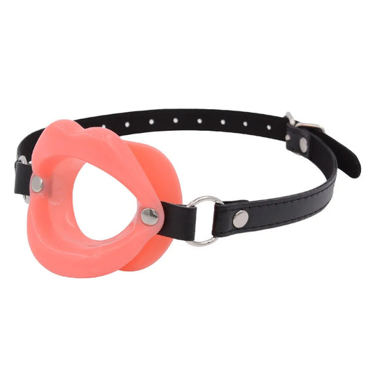 Ball Gag Bouche de Suceuse saumon en silicone