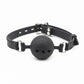 Ball Gag en silicone noir 