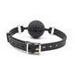 Ball Gag en silicone noir 