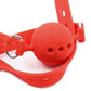 Ball Gag en silicone rouge 