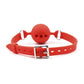 Ball Gag en silicone rouge 