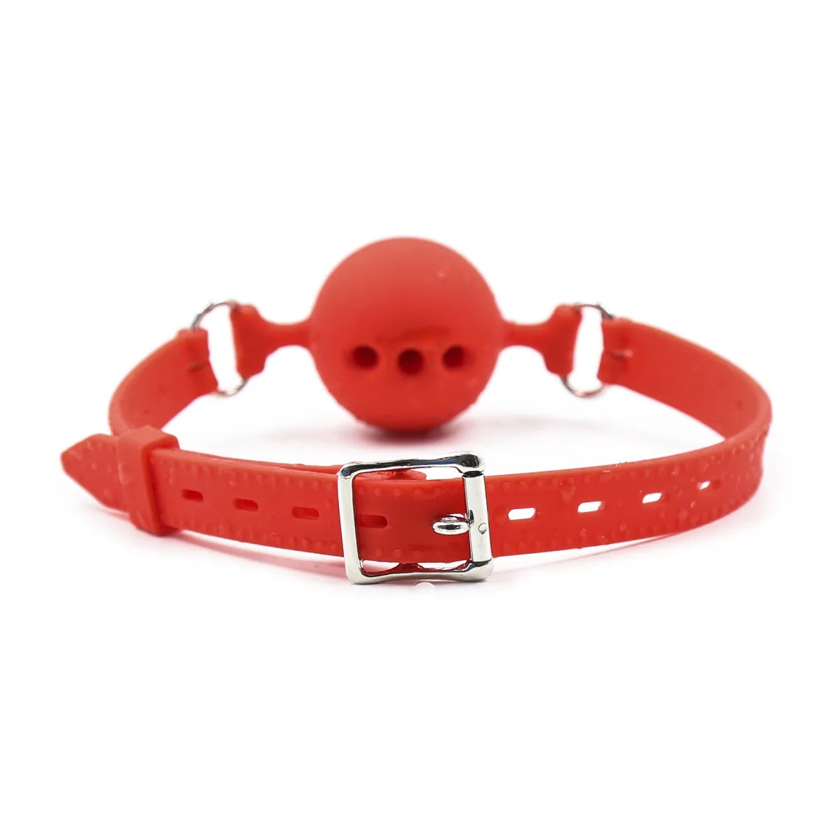 Ball Gag en silicone rouge 