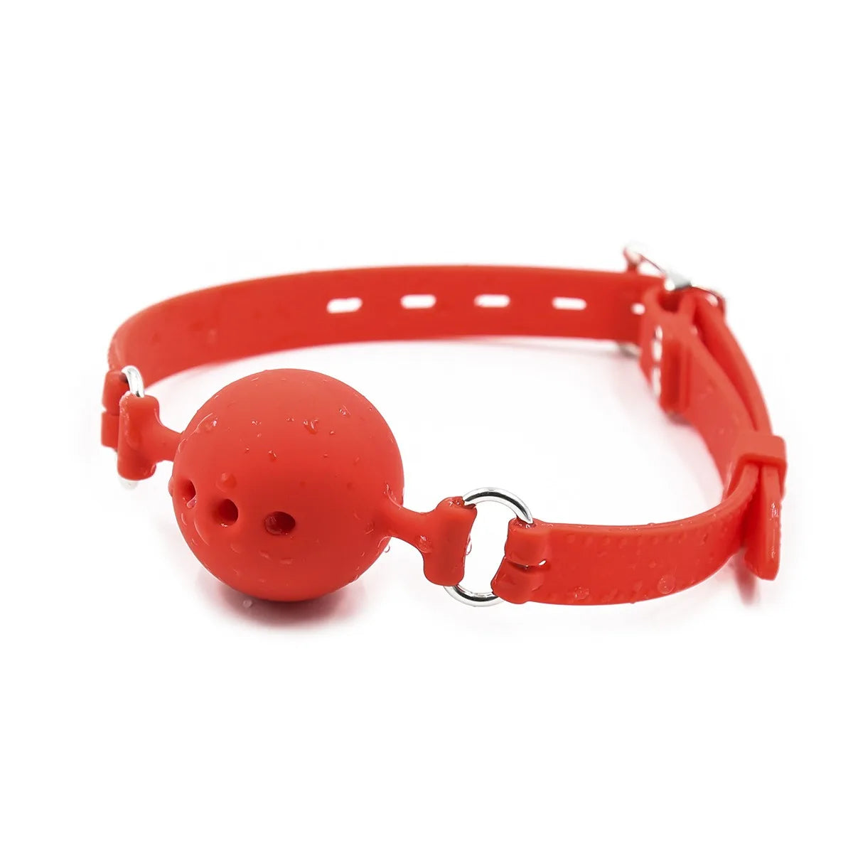 Ball Gag en silicone rouge 