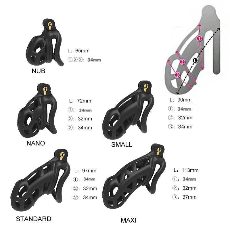 Cage de Chasteté Cobra Taille