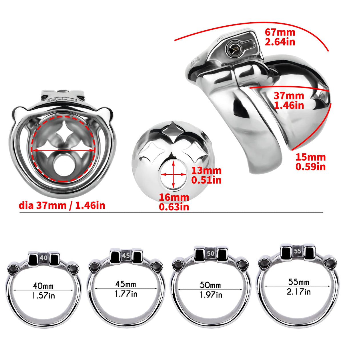 Cage de Chasteté Ourson avec Ceinture amovible 