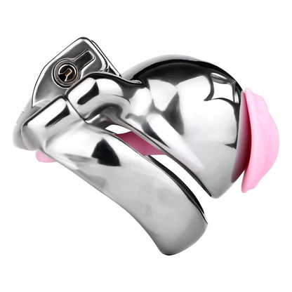 Cage de Chasteté Ourson avec Plug d'urètre et Ceinture amovibles 