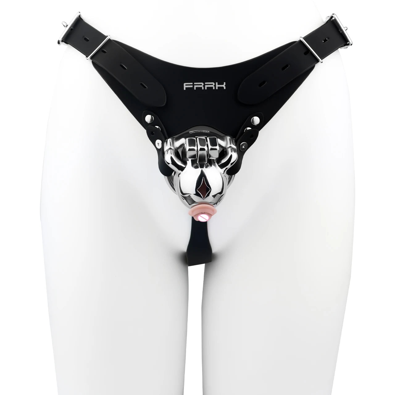 Cage de Chasteté Ourson avec Plug d'urètre et Ceinture amovibles 