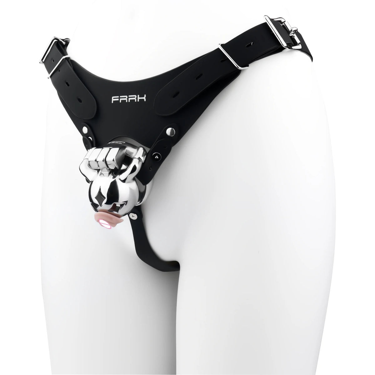 Cage de Chasteté Ourson avec Plug d'urètre et Ceinture amovibles 