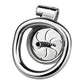 Cage de Chasteté Plate Spirale avec Sonde d'urètre amovible 