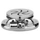 Cage de Chasteté Plate Spirale avec Sonde d'urètre amovible 