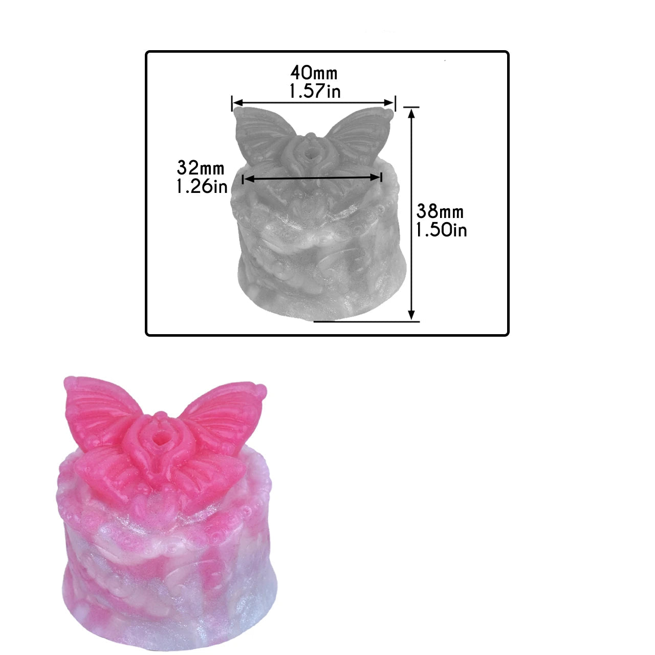 Cage de Chasteté Sissy Vagin Papillon 