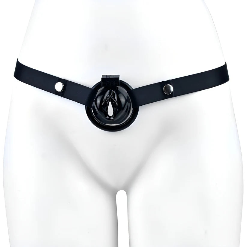 Cage de Chastete Chatte Noire en plastique 
