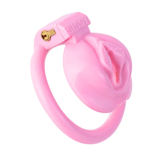Cage de Chastete Chatte Rose en plastique 