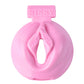 Cage de Chastete Chatte Rose en plastique 