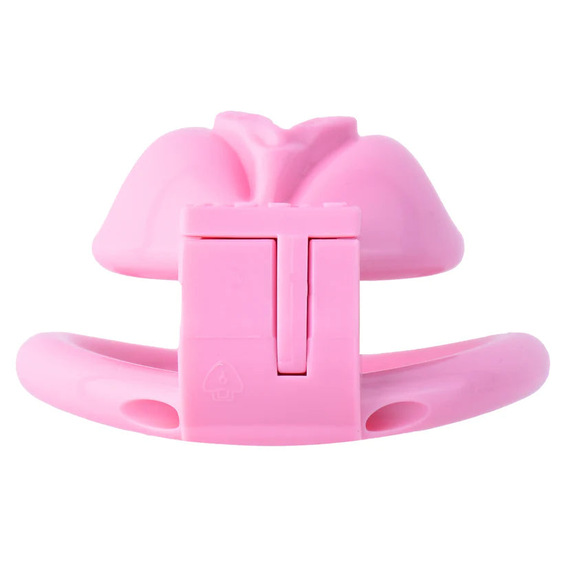Cage de Chastete Chatte Rose en plastique 