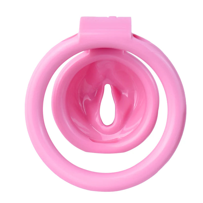 Cage de Chastete Chatte Rose en plastique 