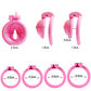 Cage de Chastete Chatte Rose en plastique 