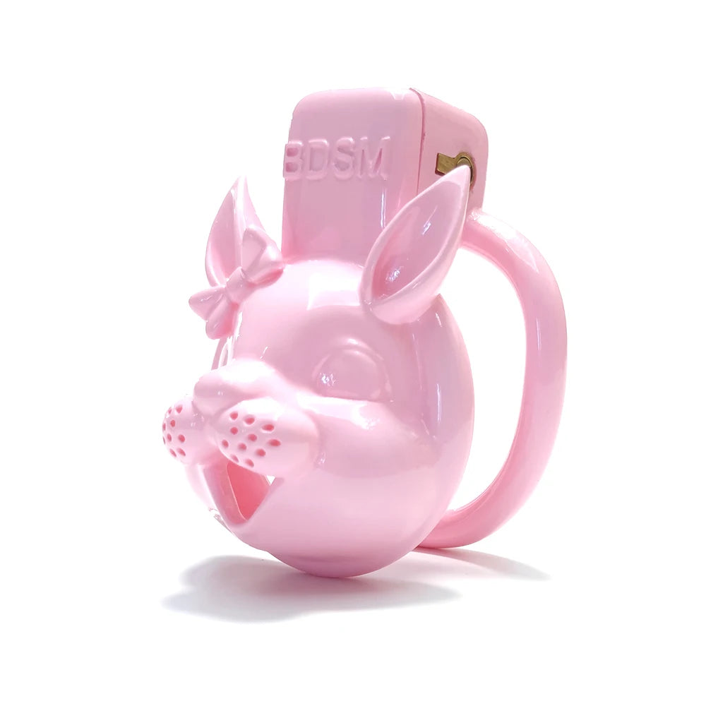 Cage de Chastete Petit Lapin Rose 