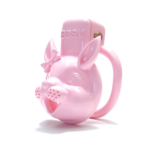 Cage de Chastete Petit Lapin Rose 