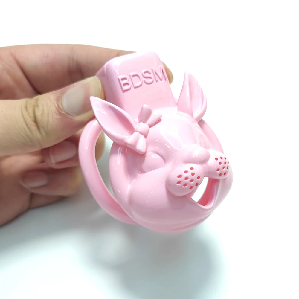 Cage de Chastete Petit Lapin Rose 