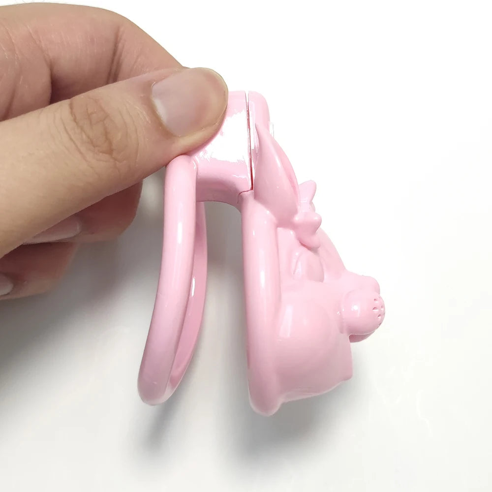 Cage de Chastete Petit Lapin Rose 