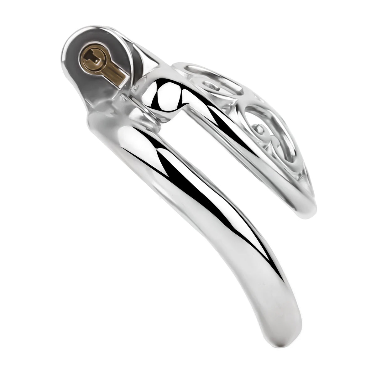Cage de chasteté rosace de coeurs avec plug uretre 