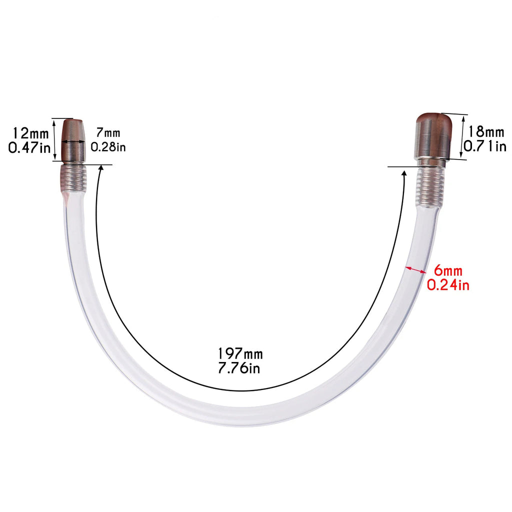 Cage de chasteté rosace de coeurs avec plug uretre 