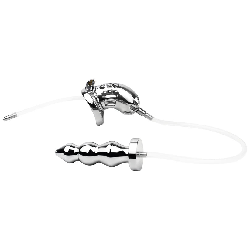 Cage de chastete a vis BDSM  plug anal