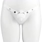 Cage de chastete coquillage en plastique blanc 