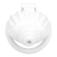 Cage de chastete coquillage en plastique blanc 