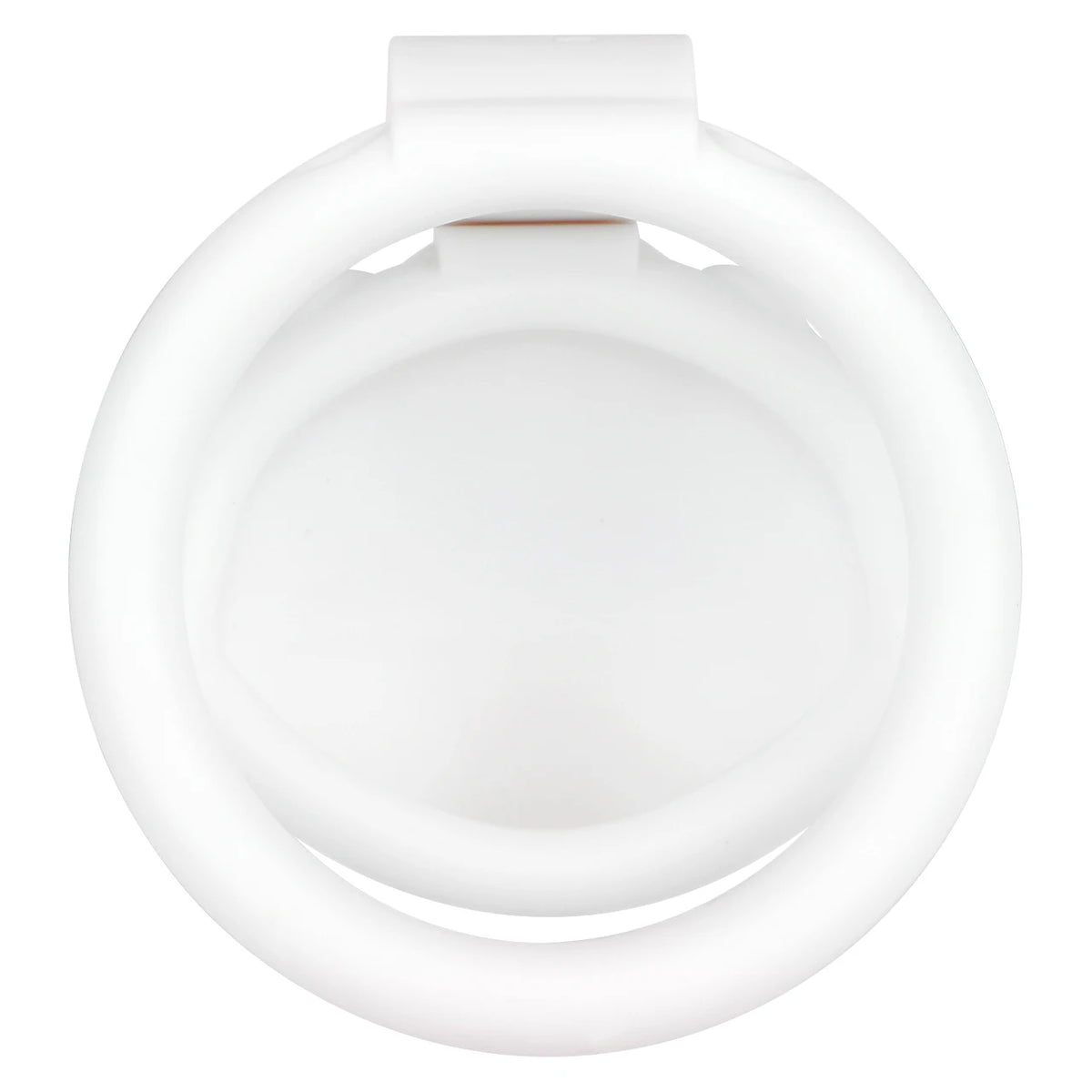 Cage de chastete coquillage en plastique blanc 