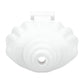 Cage de chastete coquillage en plastique blanc 