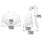 Cage de chastete coquillage en plastique blanc 