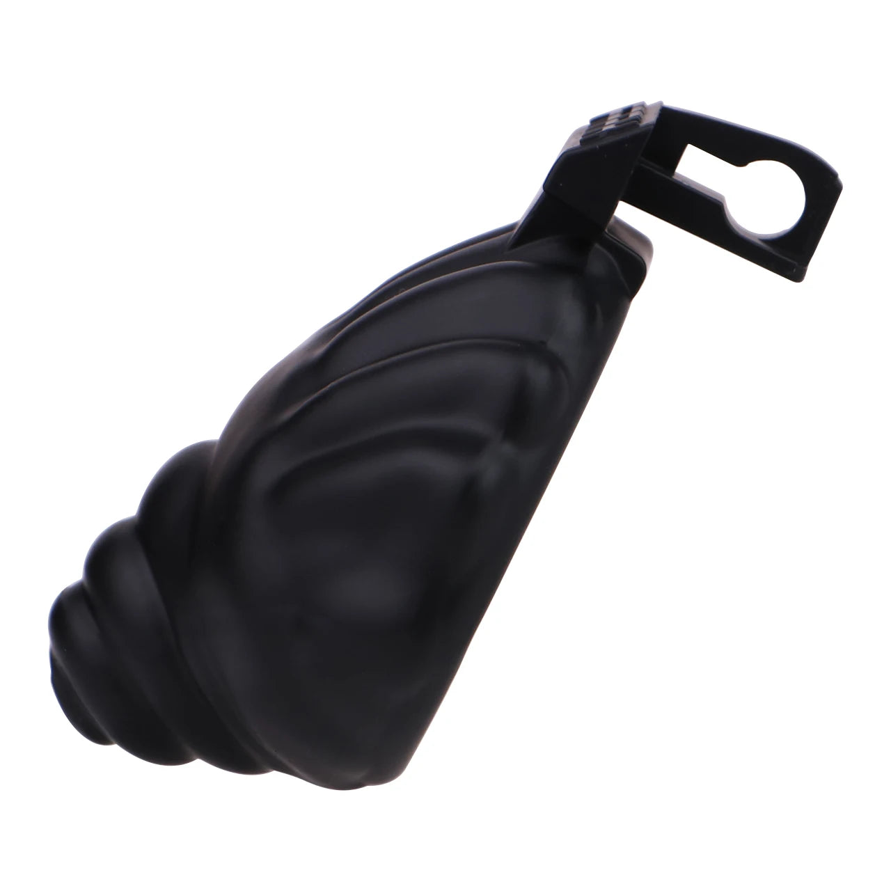 Cage de chastete coquillage en plastique noir 