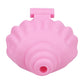 Cage de chastete coquillage en plastique rose 